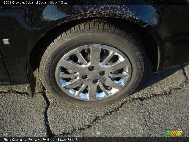 Black / Gray 2008 Chevrolet Cobalt LS Sedan