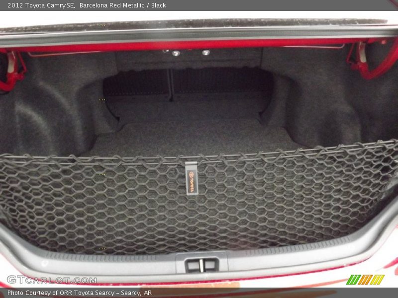 Barcelona Red Metallic / Black 2012 Toyota Camry SE