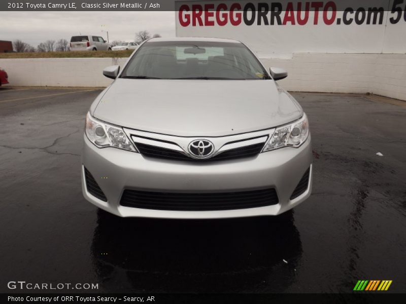 Classic Silver Metallic / Ash 2012 Toyota Camry LE