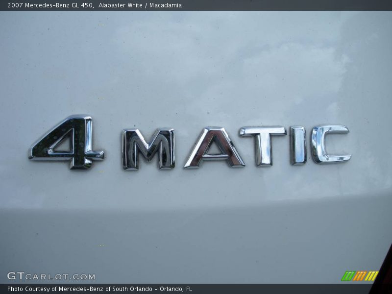 Alabaster White / Macadamia 2007 Mercedes-Benz GL 450