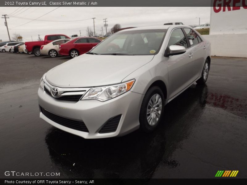 Classic Silver Metallic / Ash 2012 Toyota Camry LE