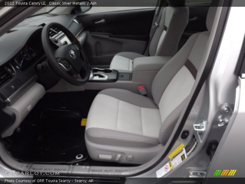 Classic Silver Metallic / Ash 2012 Toyota Camry LE
