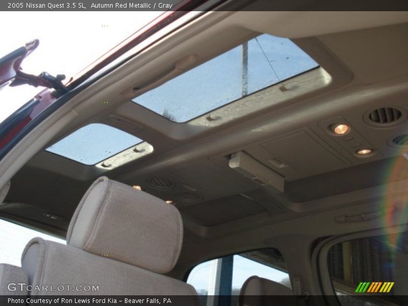 Autumn Red Metallic / Gray 2005 Nissan Quest 3.5 SL