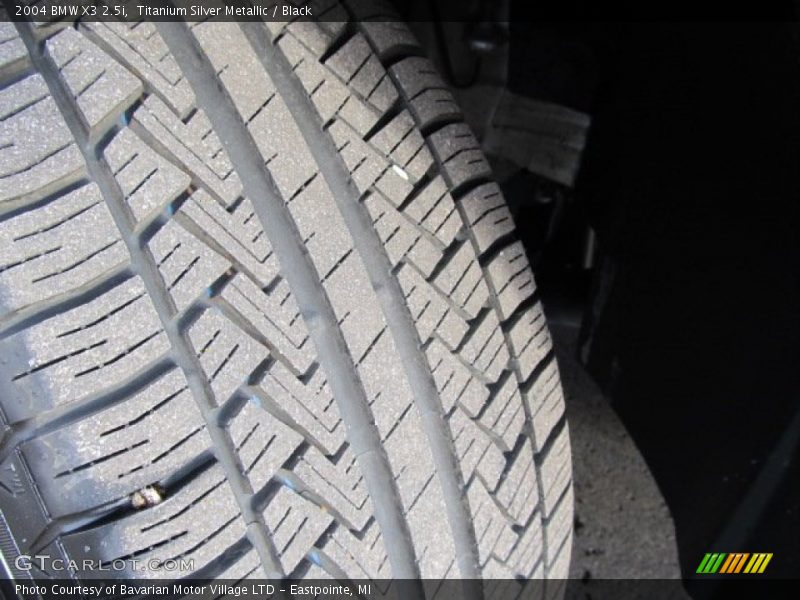 Titanium Silver Metallic / Black 2004 BMW X3 2.5i