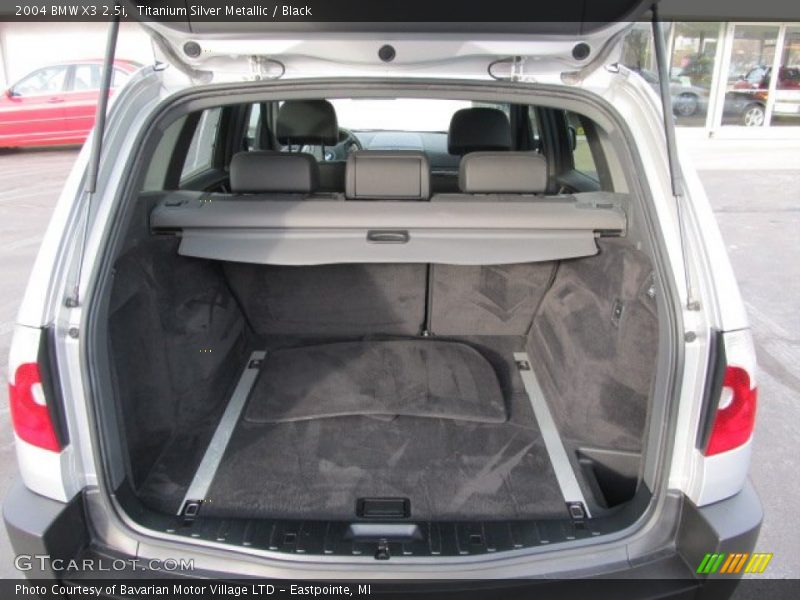 Titanium Silver Metallic / Black 2004 BMW X3 2.5i