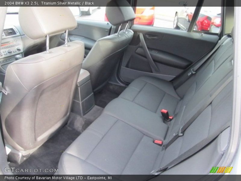 Titanium Silver Metallic / Black 2004 BMW X3 2.5i