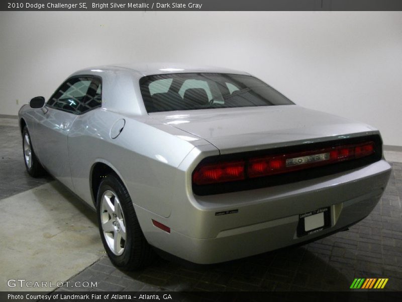 Bright Silver Metallic / Dark Slate Gray 2010 Dodge Challenger SE