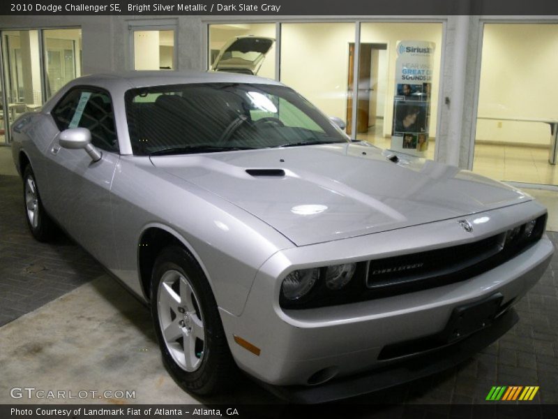 Bright Silver Metallic / Dark Slate Gray 2010 Dodge Challenger SE