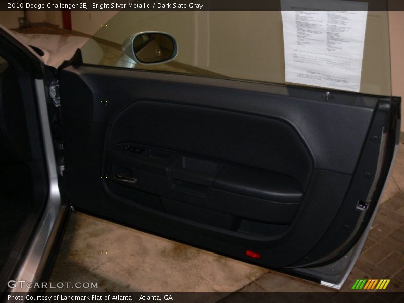 Bright Silver Metallic / Dark Slate Gray 2010 Dodge Challenger SE