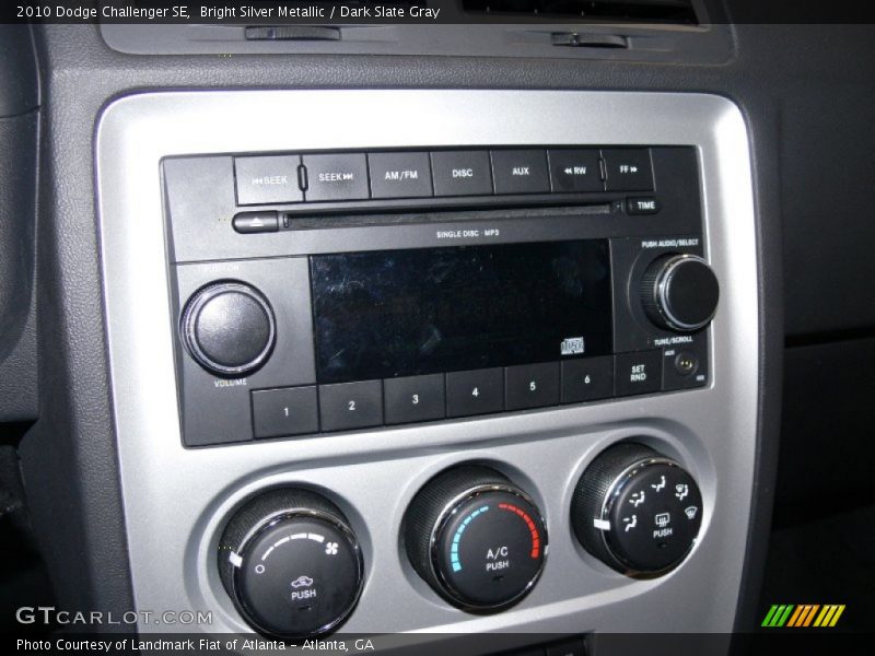 Bright Silver Metallic / Dark Slate Gray 2010 Dodge Challenger SE