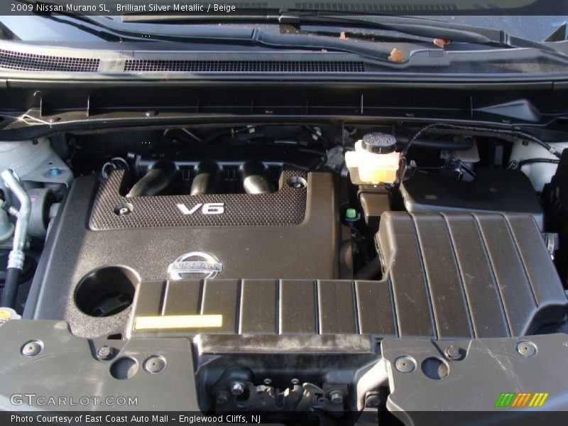Brilliant Silver Metallic / Beige 2009 Nissan Murano SL