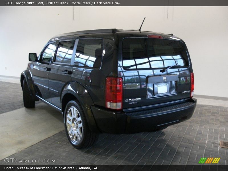 Brilliant Black Crystal Pearl / Dark Slate Gray 2010 Dodge Nitro Heat