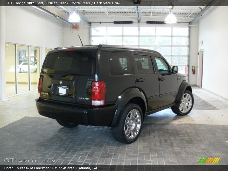Brilliant Black Crystal Pearl / Dark Slate Gray 2010 Dodge Nitro Heat
