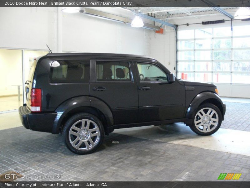 Brilliant Black Crystal Pearl / Dark Slate Gray 2010 Dodge Nitro Heat