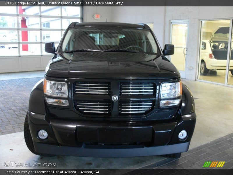 Brilliant Black Crystal Pearl / Dark Slate Gray 2010 Dodge Nitro Heat