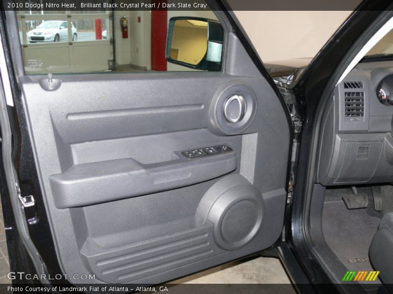 Brilliant Black Crystal Pearl / Dark Slate Gray 2010 Dodge Nitro Heat