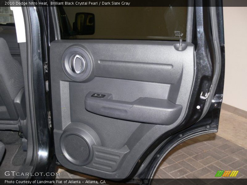 Brilliant Black Crystal Pearl / Dark Slate Gray 2010 Dodge Nitro Heat
