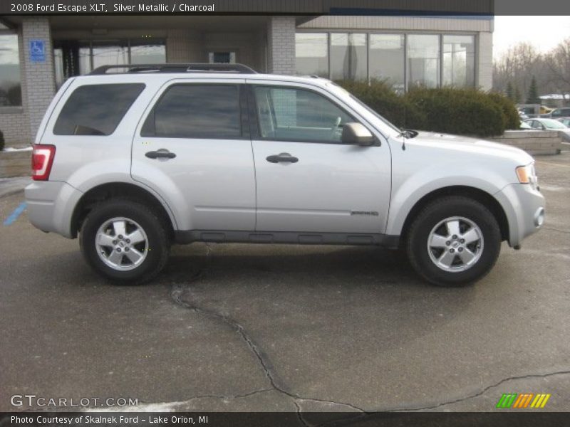 Silver Metallic / Charcoal 2008 Ford Escape XLT