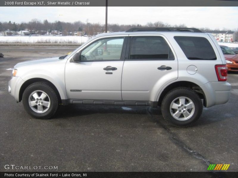 Silver Metallic / Charcoal 2008 Ford Escape XLT