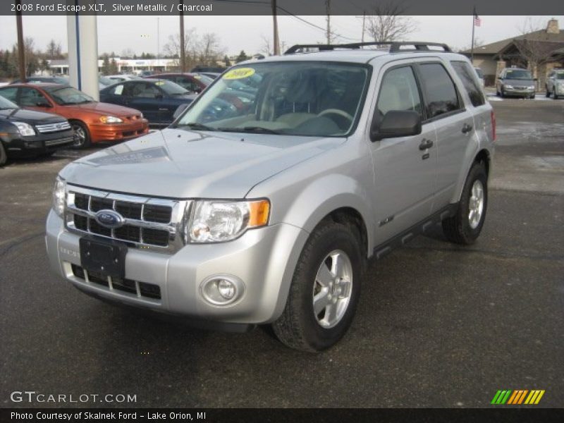 Silver Metallic / Charcoal 2008 Ford Escape XLT