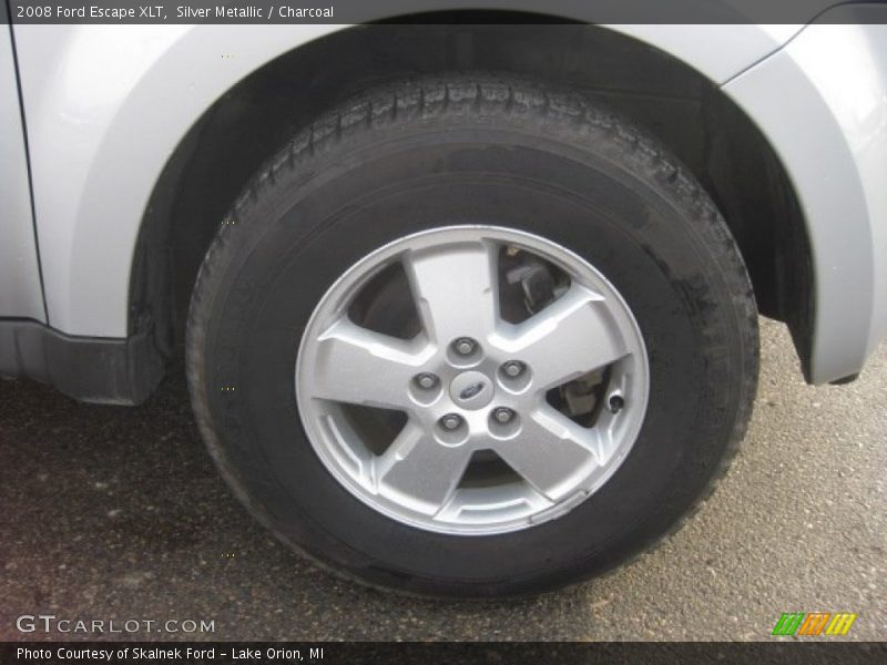 Silver Metallic / Charcoal 2008 Ford Escape XLT