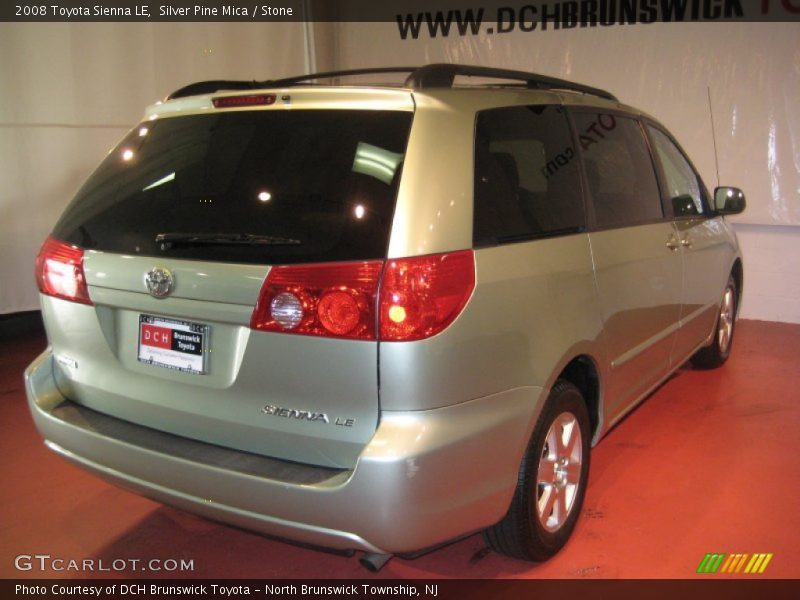 Silver Pine Mica / Stone 2008 Toyota Sienna LE