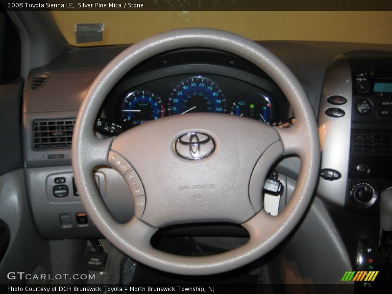 Silver Pine Mica / Stone 2008 Toyota Sienna LE
