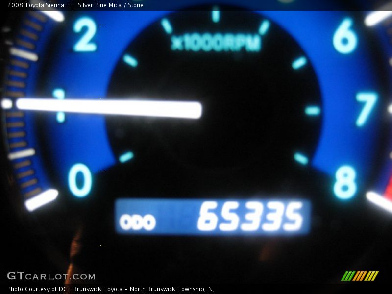 Silver Pine Mica / Stone 2008 Toyota Sienna LE