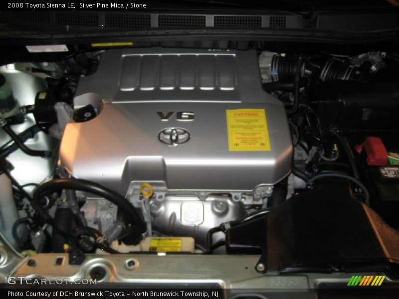 Silver Pine Mica / Stone 2008 Toyota Sienna LE
