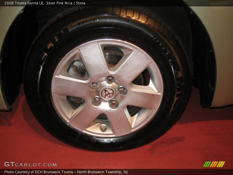 Silver Pine Mica / Stone 2008 Toyota Sienna LE