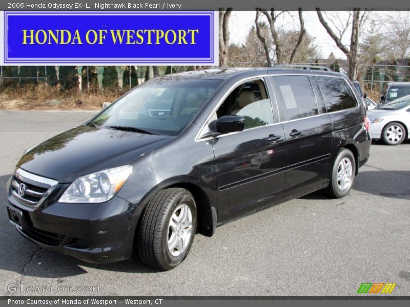 Nighthawk Black Pearl / Ivory 2006 Honda Odyssey EX-L