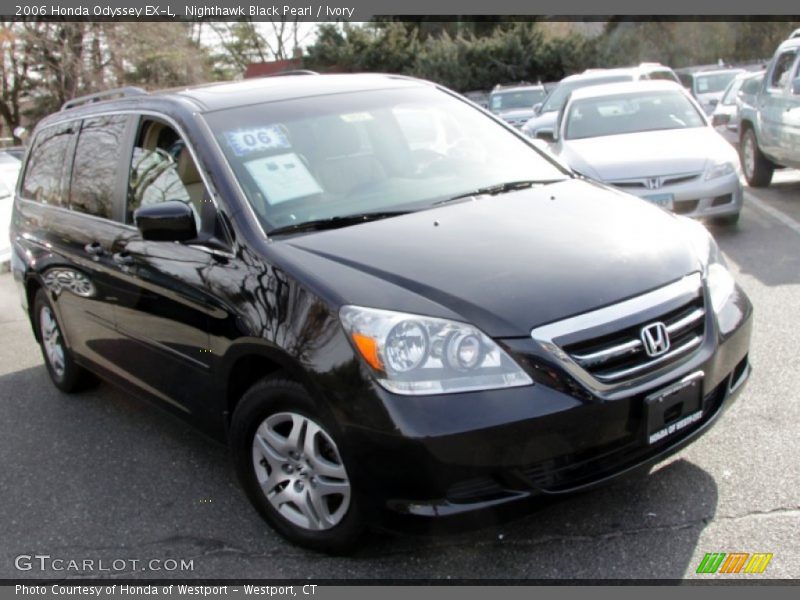 Nighthawk Black Pearl / Ivory 2006 Honda Odyssey EX-L
