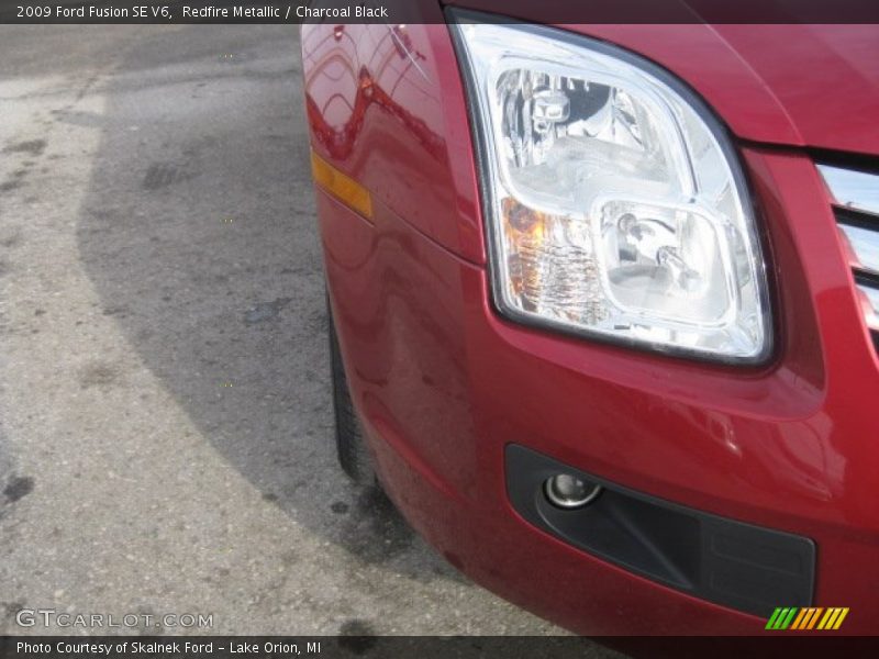 Redfire Metallic / Charcoal Black 2009 Ford Fusion SE V6