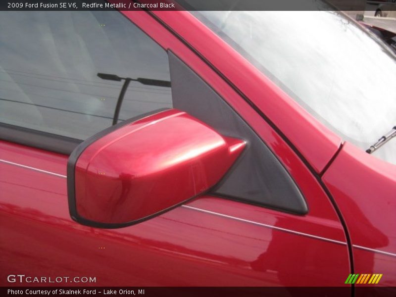 Redfire Metallic / Charcoal Black 2009 Ford Fusion SE V6