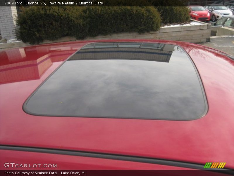 Redfire Metallic / Charcoal Black 2009 Ford Fusion SE V6