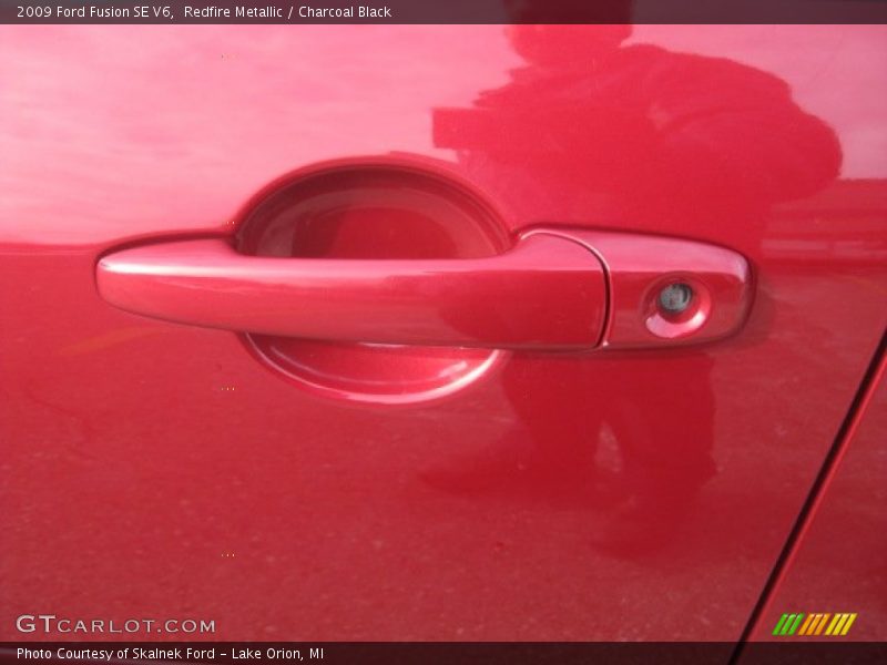 Redfire Metallic / Charcoal Black 2009 Ford Fusion SE V6
