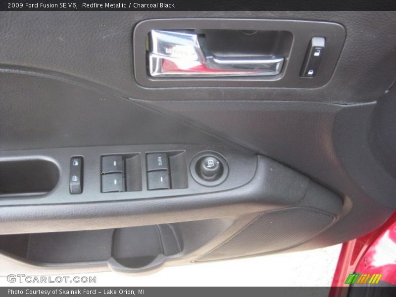 Redfire Metallic / Charcoal Black 2009 Ford Fusion SE V6