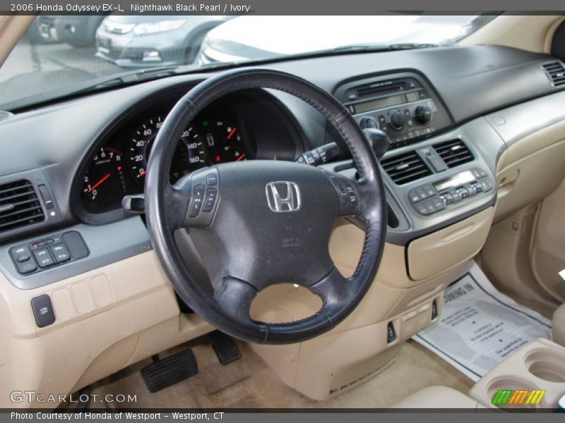 Nighthawk Black Pearl / Ivory 2006 Honda Odyssey EX-L