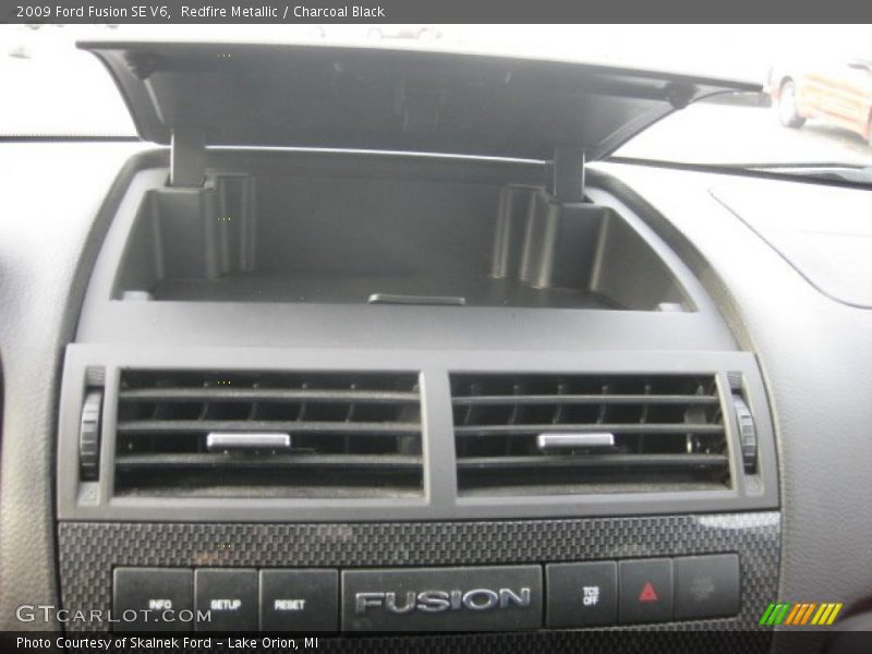 Redfire Metallic / Charcoal Black 2009 Ford Fusion SE V6