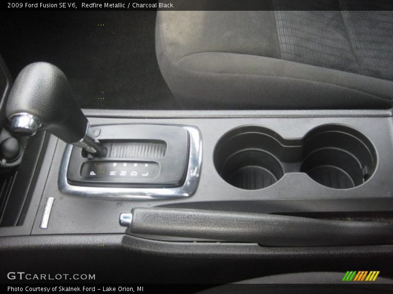 Redfire Metallic / Charcoal Black 2009 Ford Fusion SE V6