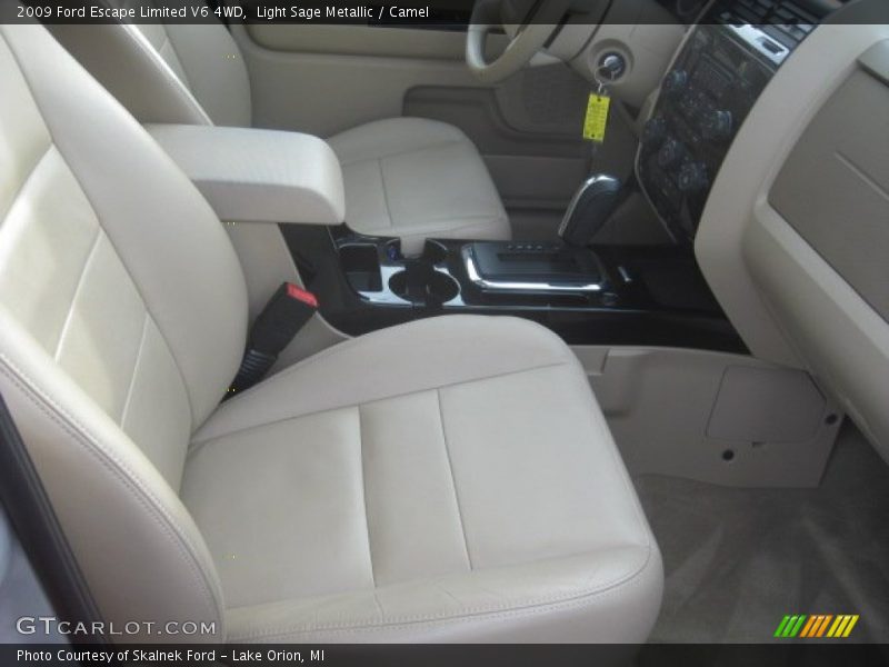Light Sage Metallic / Camel 2009 Ford Escape Limited V6 4WD