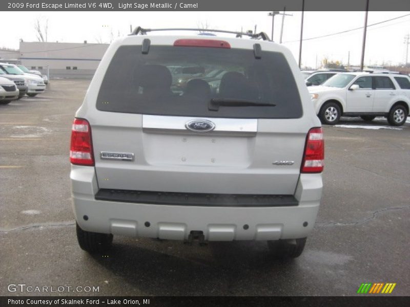 Light Sage Metallic / Camel 2009 Ford Escape Limited V6 4WD