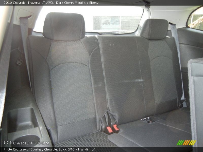 Dark Cherry Metallic / Ebony 2010 Chevrolet Traverse LT AWD