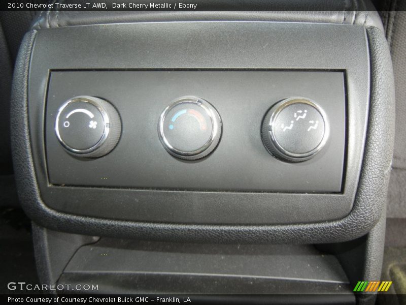 Dark Cherry Metallic / Ebony 2010 Chevrolet Traverse LT AWD