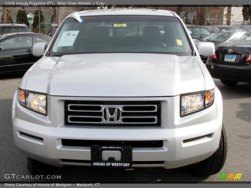 Billet Silver Metallic / Gray 2008 Honda Ridgeline RTL