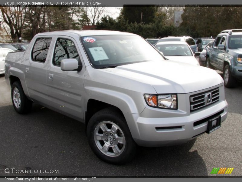 Billet Silver Metallic / Gray 2008 Honda Ridgeline RTL