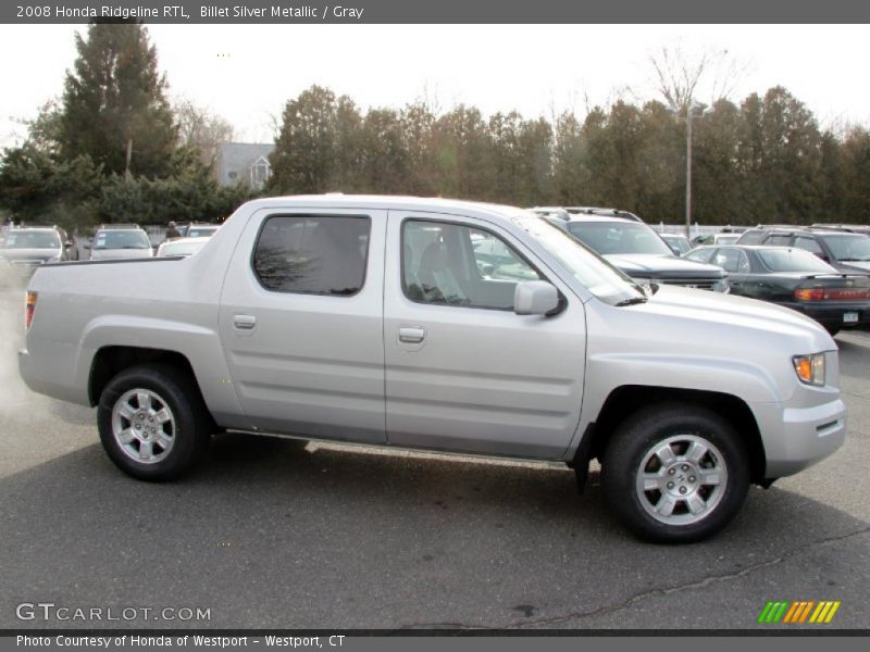 Billet Silver Metallic / Gray 2008 Honda Ridgeline RTL