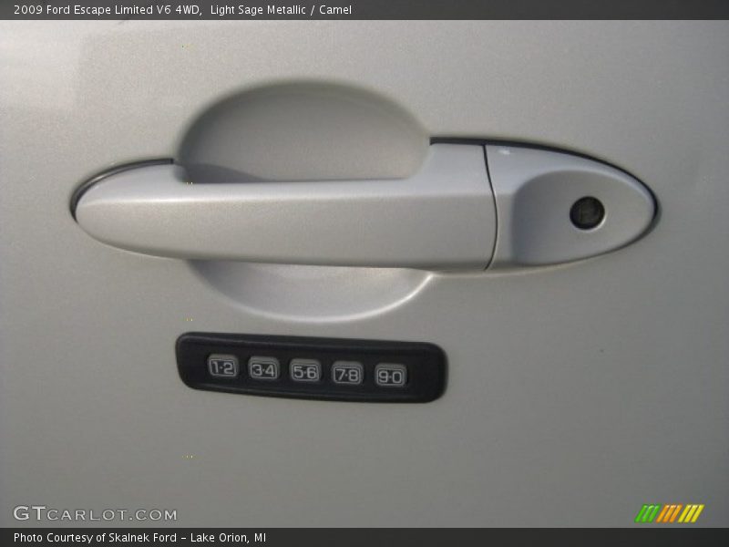 Light Sage Metallic / Camel 2009 Ford Escape Limited V6 4WD