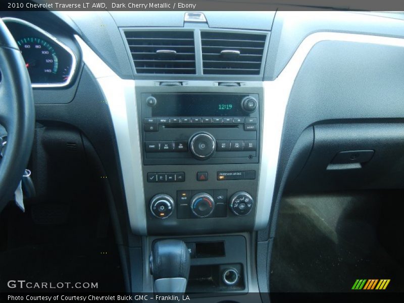 Dark Cherry Metallic / Ebony 2010 Chevrolet Traverse LT AWD