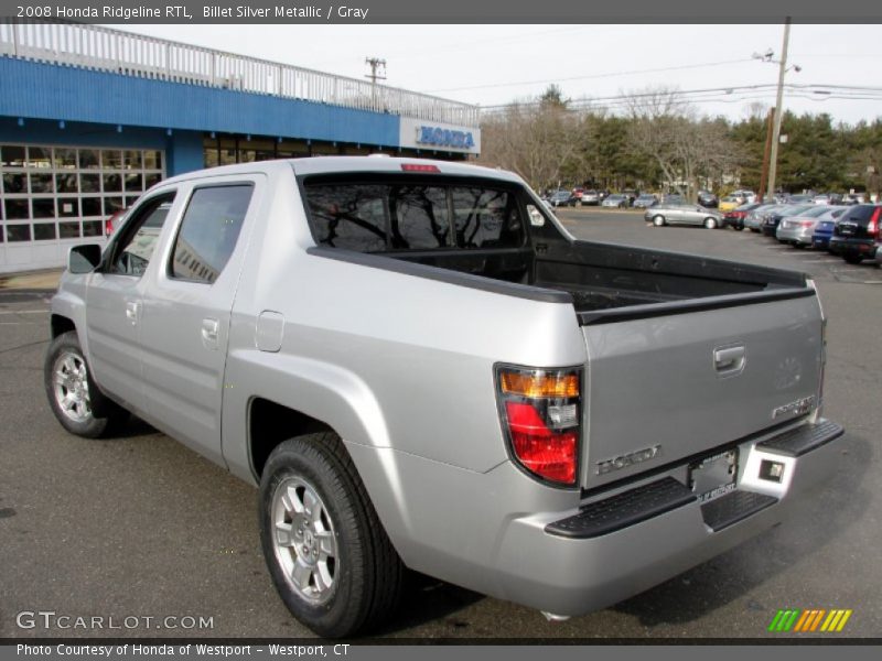 Billet Silver Metallic / Gray 2008 Honda Ridgeline RTL